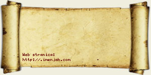 Hana Kolačarić vizit kartica